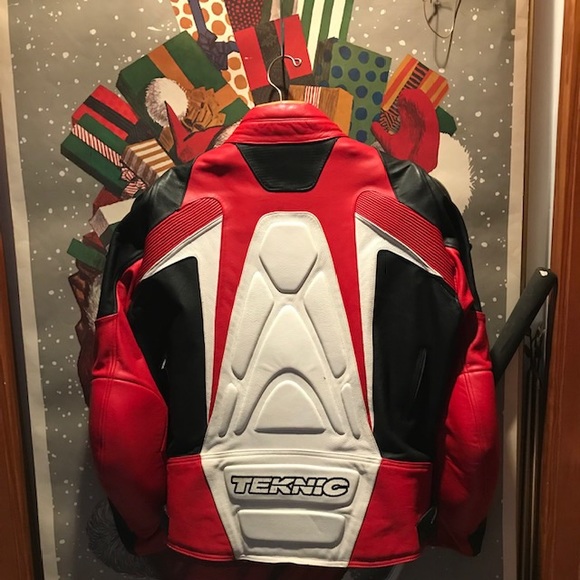 Leather motorcycle /riding jacket - Picture 3 of 8